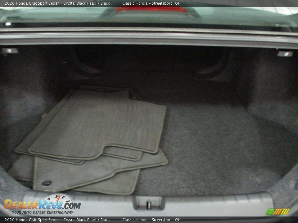 2020 Honda Civic Sport Sedan Crystal Black Pearl / Black Photo #20
