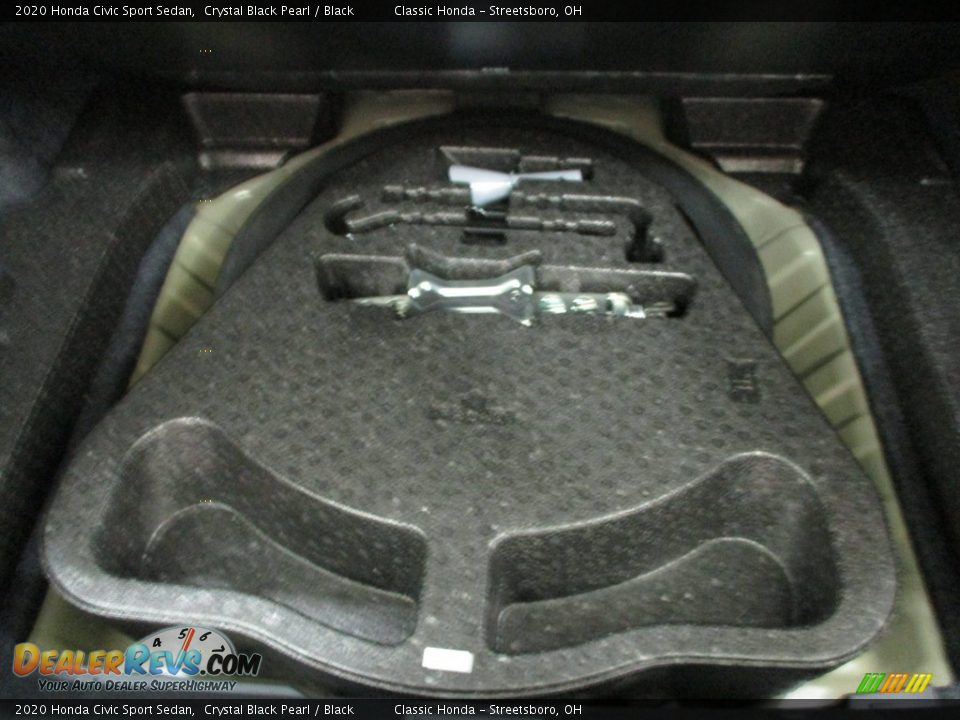 2020 Honda Civic Sport Sedan Crystal Black Pearl / Black Photo #21