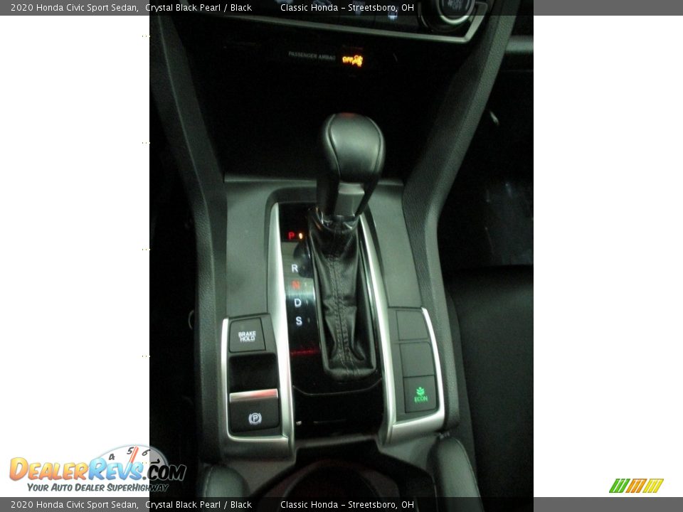 2020 Honda Civic Sport Sedan Crystal Black Pearl / Black Photo #33