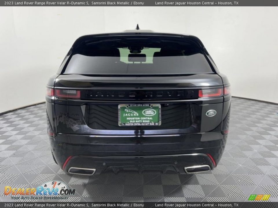 2023 Land Rover Range Rover Velar R-Dynamic S Santorini Black Metallic / Ebony Photo #7