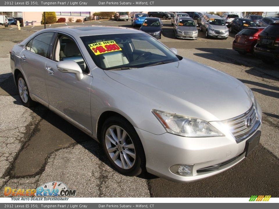 2012 Lexus ES 350 Tungsten Pearl / Light Gray Photo #3