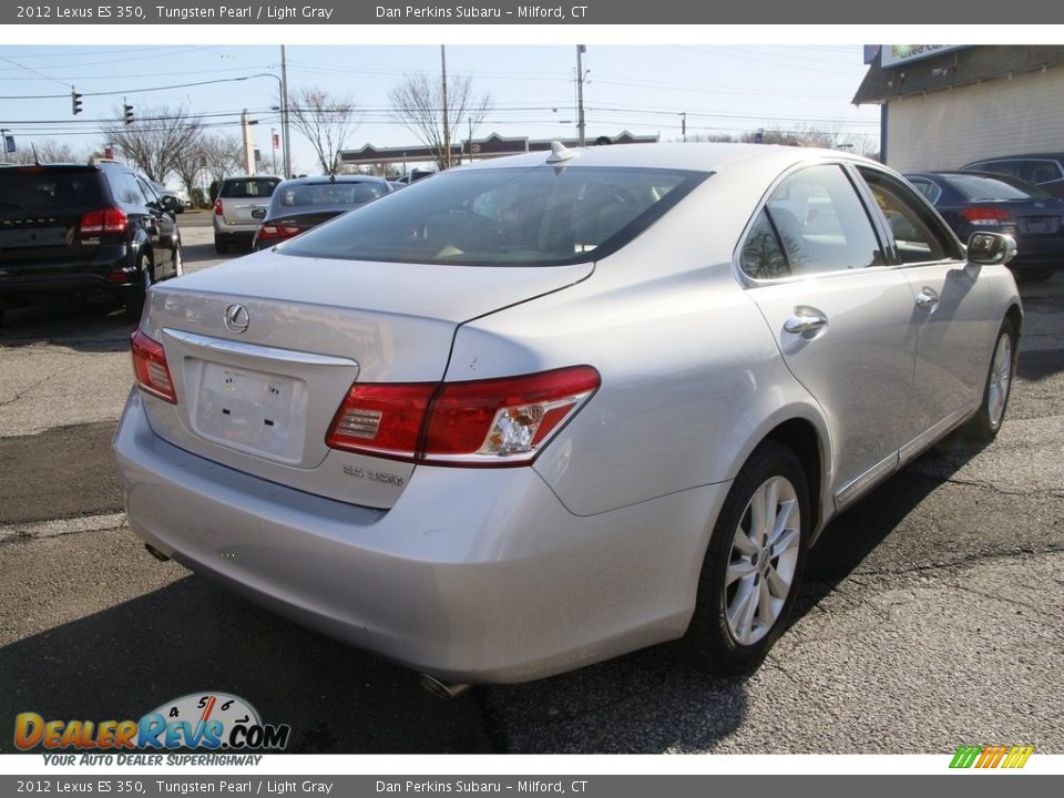 2012 Lexus ES 350 Tungsten Pearl / Light Gray Photo #5