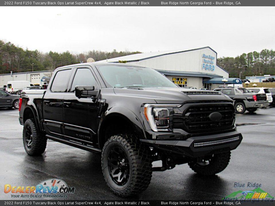 Front 3/4 View of 2022 Ford F150 Tuscany Black Ops Lariat SuperCrew 4x4 Photo #7