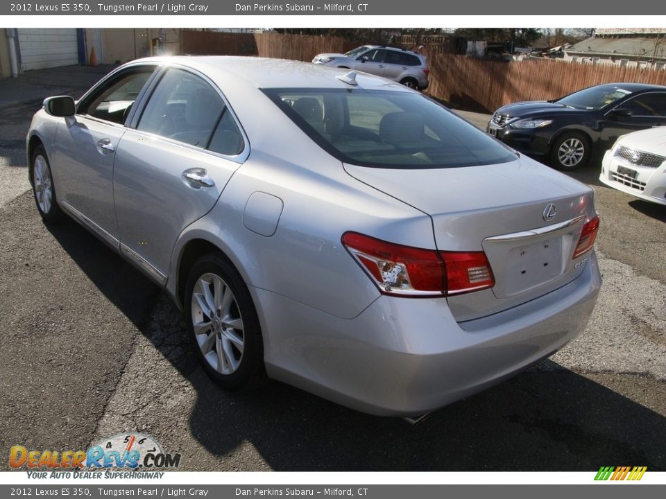 2012 Lexus ES 350 Tungsten Pearl / Light Gray Photo #7