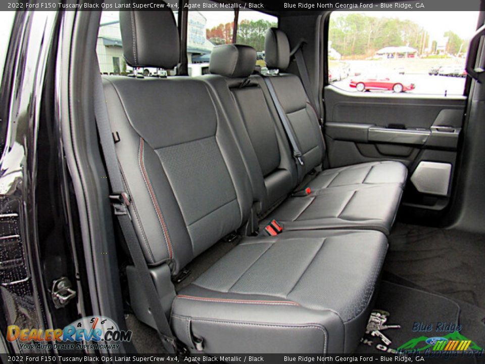 Rear Seat of 2022 Ford F150 Tuscany Black Ops Lariat SuperCrew 4x4 Photo #14