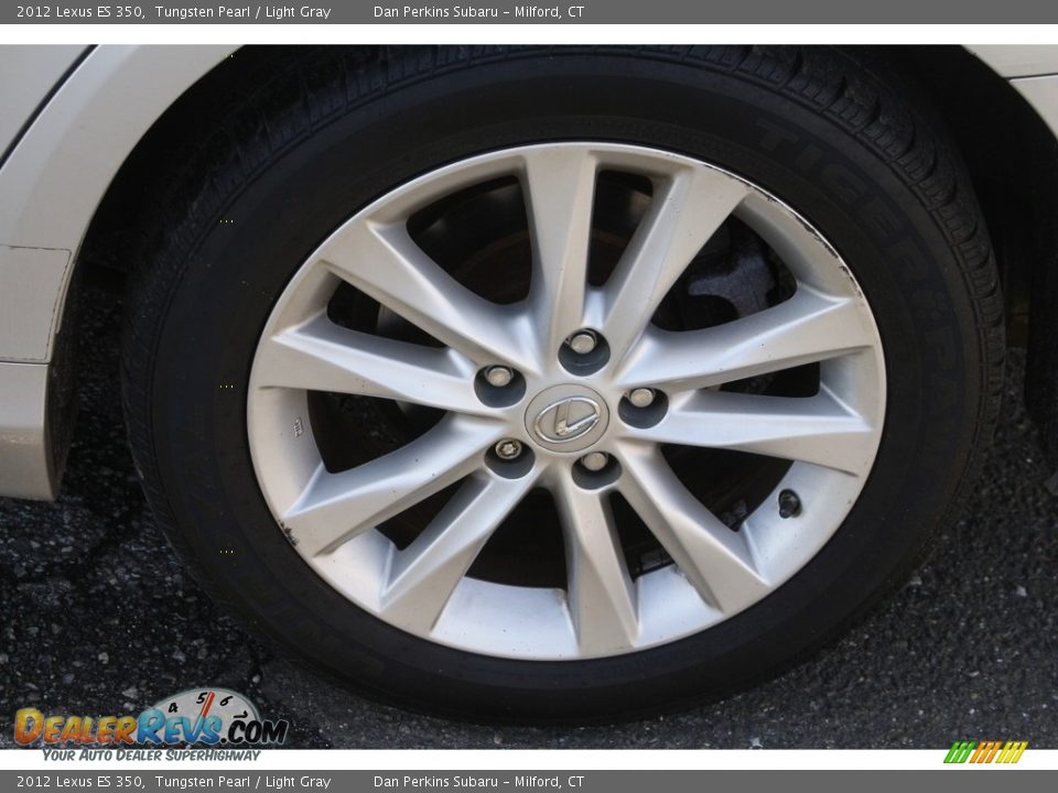2012 Lexus ES 350 Tungsten Pearl / Light Gray Photo #19
