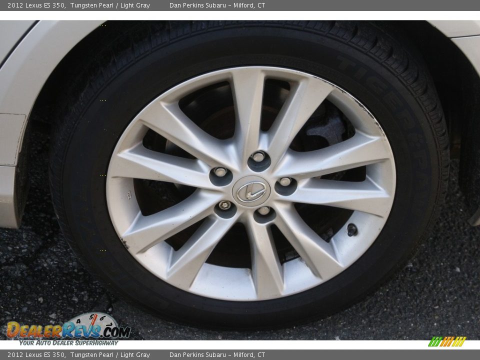 2012 Lexus ES 350 Tungsten Pearl / Light Gray Photo #20