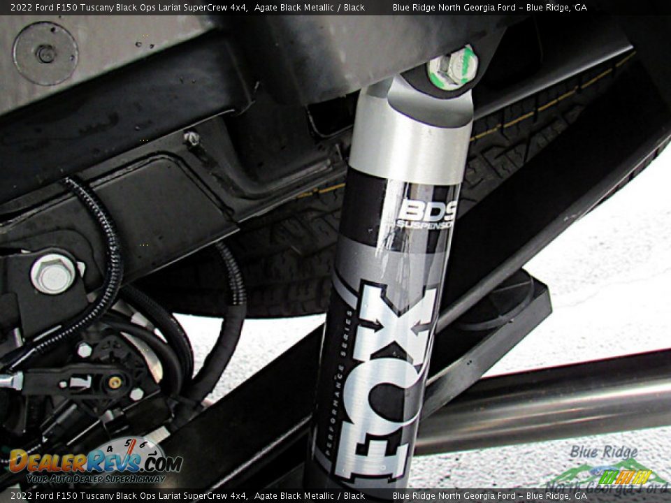 2022 Ford F150 Tuscany Black Ops Lariat SuperCrew 4x4 Agate Black Metallic / Black Photo #29