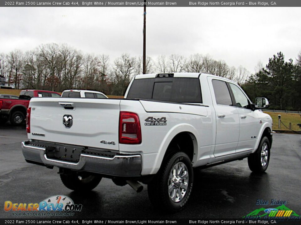 2022 Ram 2500 Laramie Crew Cab 4x4 Bright White / Mountain Brown/Light Mountain Brown Photo #5