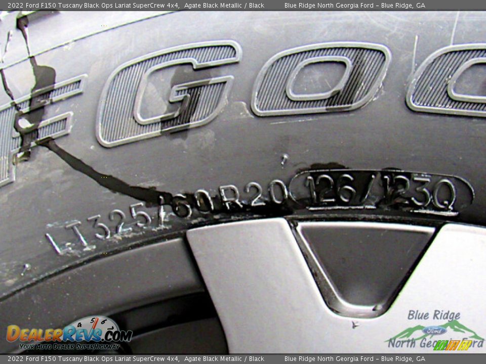2022 Ford F150 Tuscany Black Ops Lariat SuperCrew 4x4 Agate Black Metallic / Black Photo #31