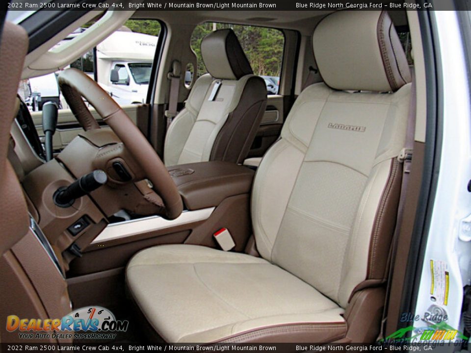 Mountain Brown/Light Mountain Brown Interior - 2022 Ram 2500 Laramie Crew Cab 4x4 Photo #11