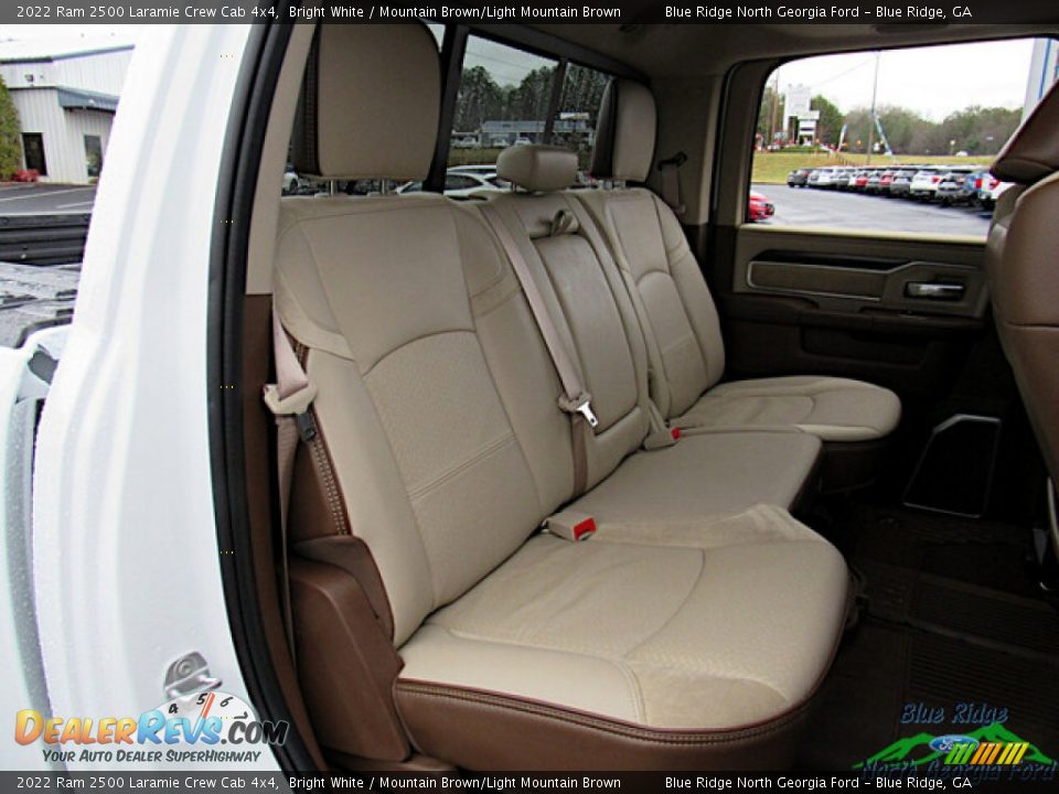 Rear Seat of 2022 Ram 2500 Laramie Crew Cab 4x4 Photo #13