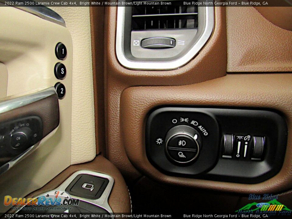 2022 Ram 2500 Laramie Crew Cab 4x4 Bright White / Mountain Brown/Light Mountain Brown Photo #24