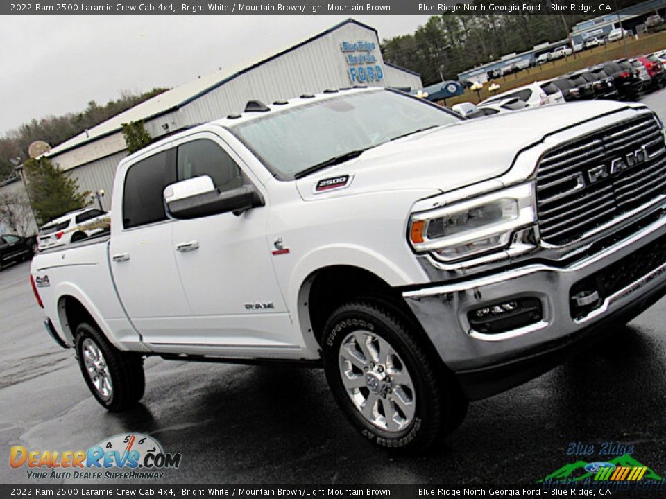 2022 Ram 2500 Laramie Crew Cab 4x4 Bright White / Mountain Brown/Light Mountain Brown Photo #29