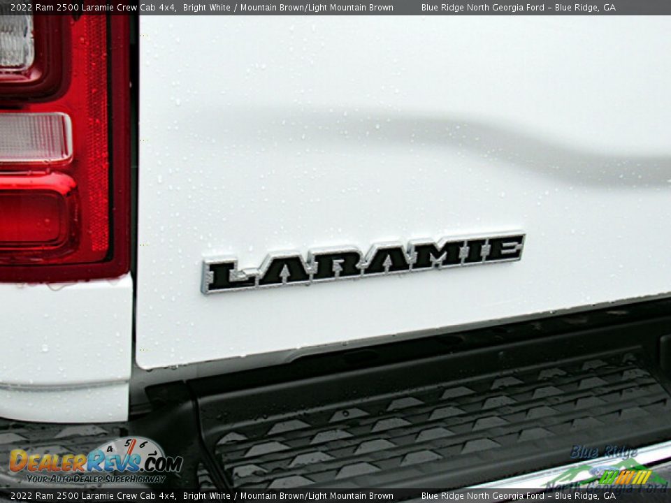 2022 Ram 2500 Laramie Crew Cab 4x4 Bright White / Mountain Brown/Light Mountain Brown Photo #32
