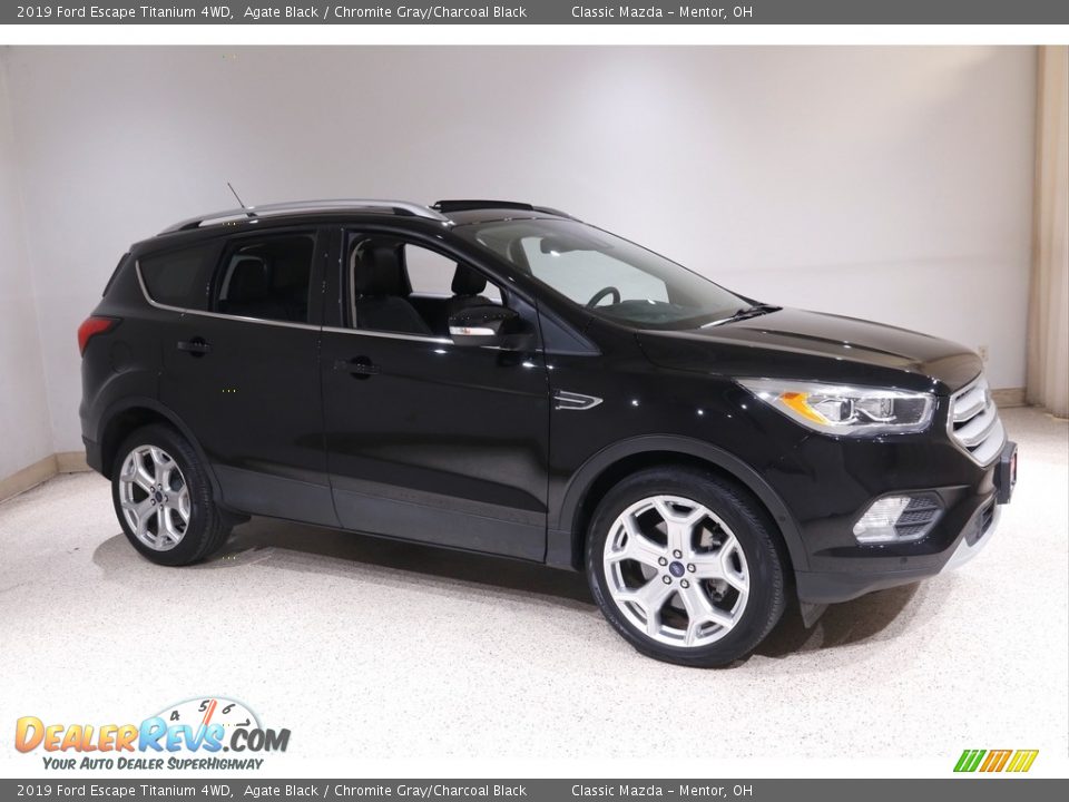 2019 Ford Escape Titanium 4WD Agate Black / Chromite Gray/Charcoal Black Photo #1