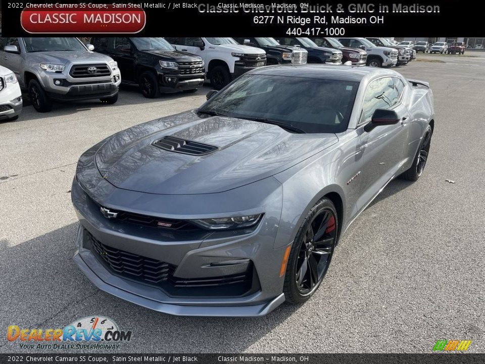 2022 Chevrolet Camaro SS Coupe Satin Steel Metallic / Jet Black Photo #1