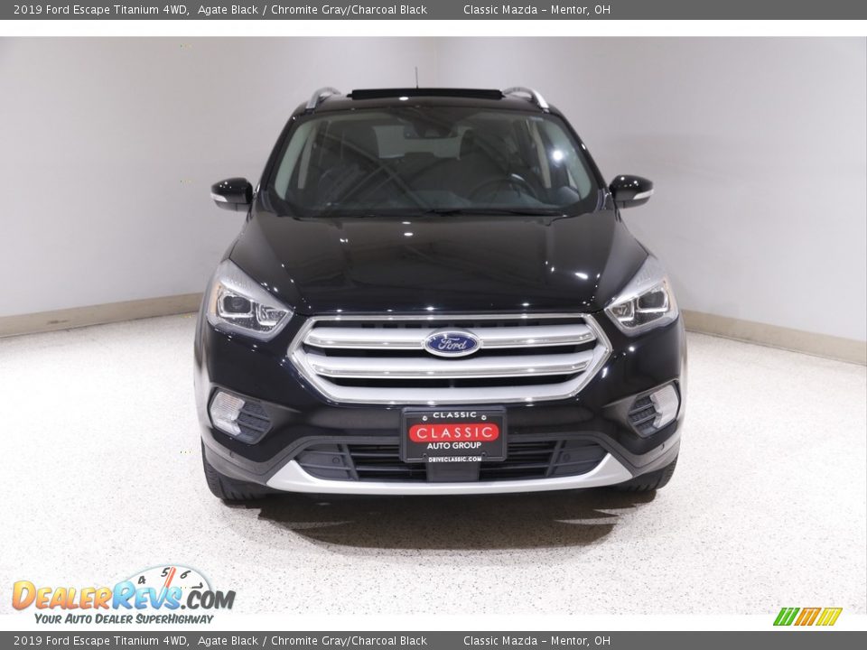 2019 Ford Escape Titanium 4WD Agate Black / Chromite Gray/Charcoal Black Photo #2