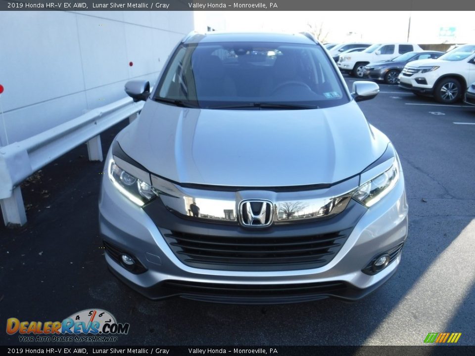 2019 Honda HR-V EX AWD Lunar Silver Metallic / Gray Photo #5