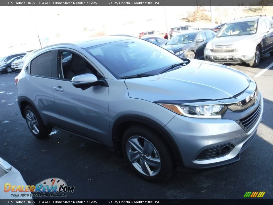 2019 Honda HR-V EX AWD Lunar Silver Metallic / Gray Photo #6