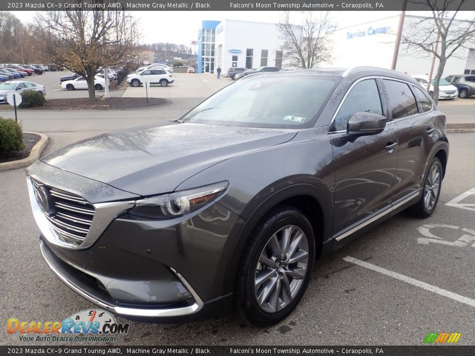 2023 Mazda CX-9 Grand Touring AWD Machine Gray Metallic / Black Photo #7