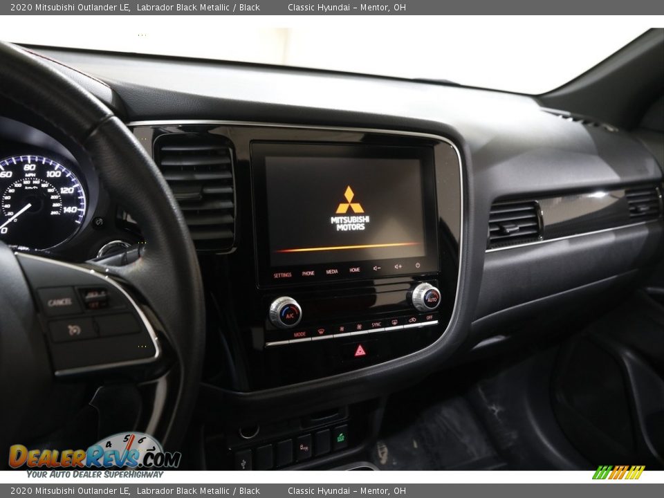 2020 Mitsubishi Outlander LE Labrador Black Metallic / Black Photo #9