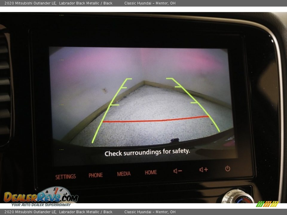 2020 Mitsubishi Outlander LE Labrador Black Metallic / Black Photo #12