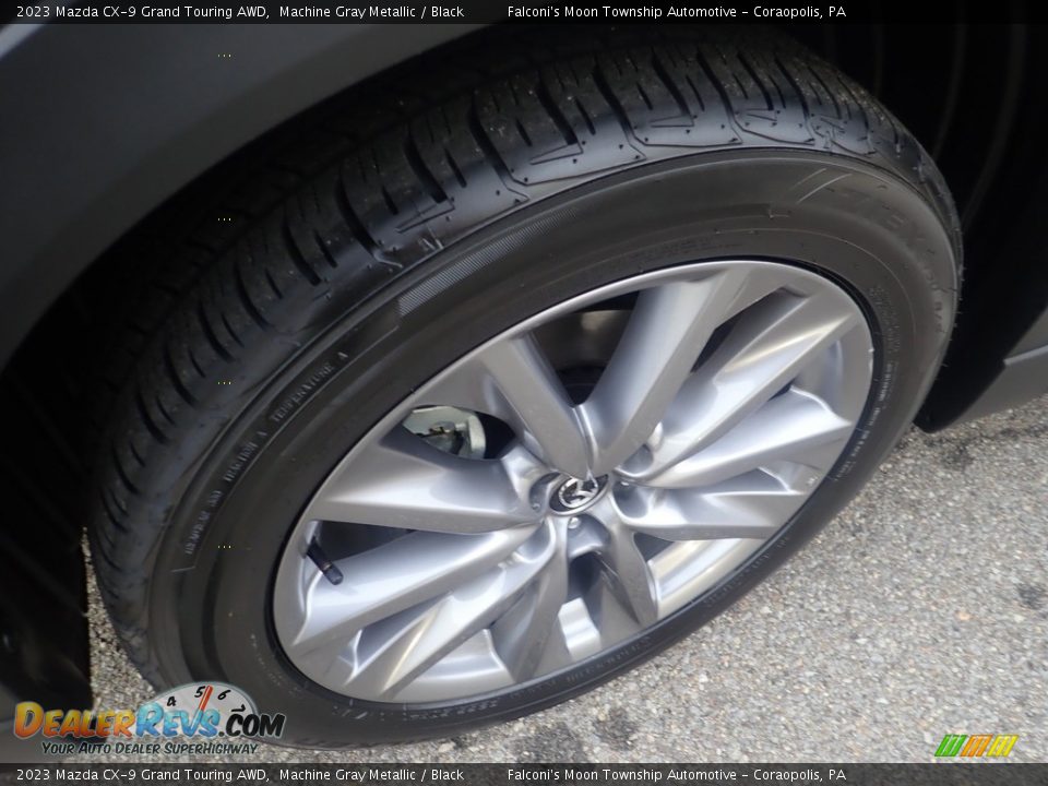 2023 Mazda CX-9 Grand Touring AWD Machine Gray Metallic / Black Photo #10