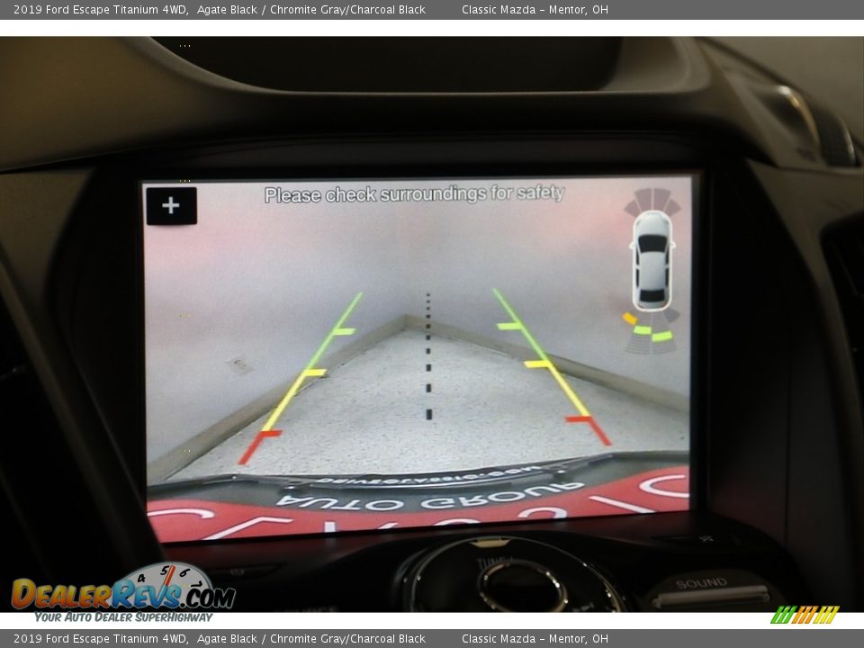 2019 Ford Escape Titanium 4WD Agate Black / Chromite Gray/Charcoal Black Photo #13
