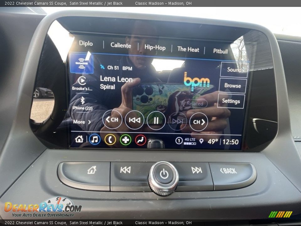 2022 Chevrolet Camaro SS Coupe Satin Steel Metallic / Jet Black Photo #11