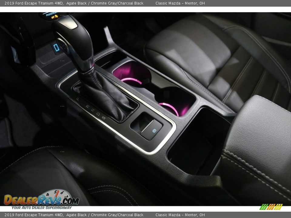 2019 Ford Escape Titanium 4WD Agate Black / Chromite Gray/Charcoal Black Photo #15