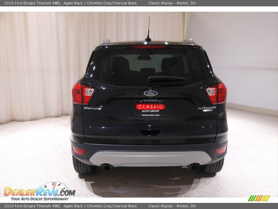2019 Ford Escape Titanium 4WD Agate Black / Chromite Gray/Charcoal Black Photo #19