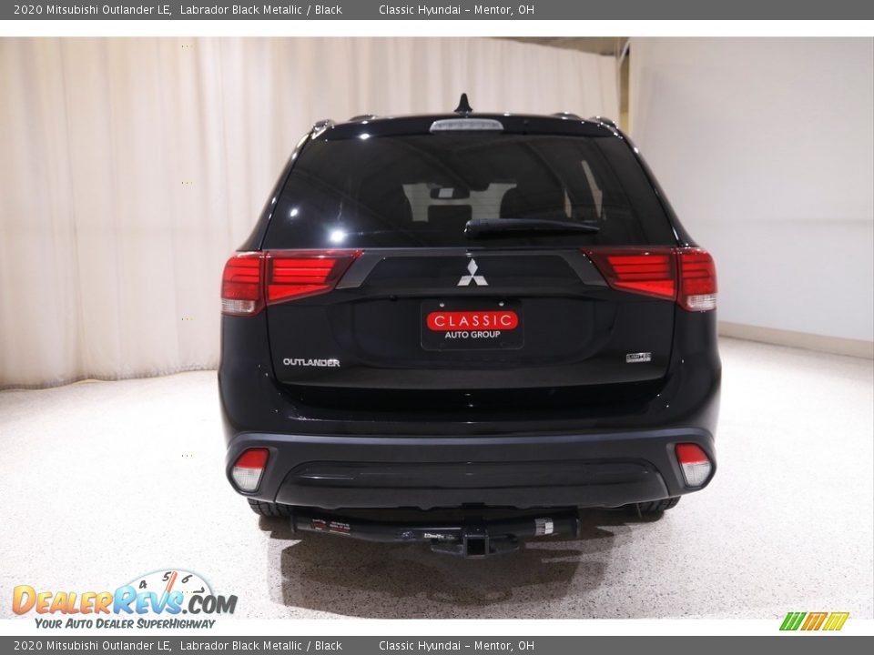 2020 Mitsubishi Outlander LE Labrador Black Metallic / Black Photo #20