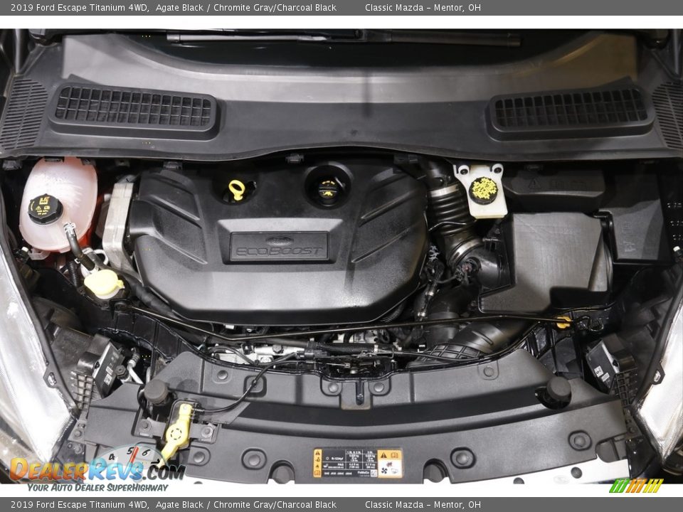 2019 Ford Escape Titanium 4WD Agate Black / Chromite Gray/Charcoal Black Photo #20