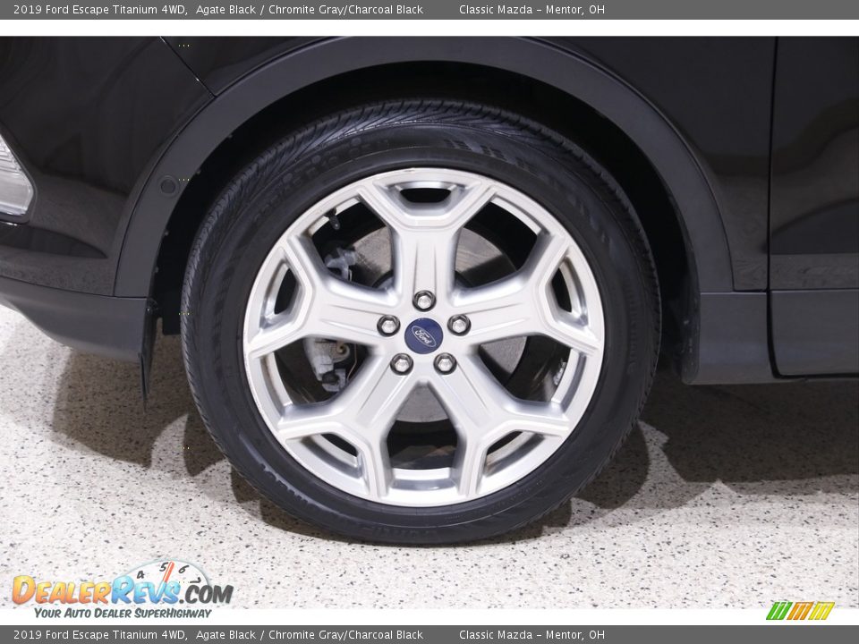 2019 Ford Escape Titanium 4WD Agate Black / Chromite Gray/Charcoal Black Photo #21