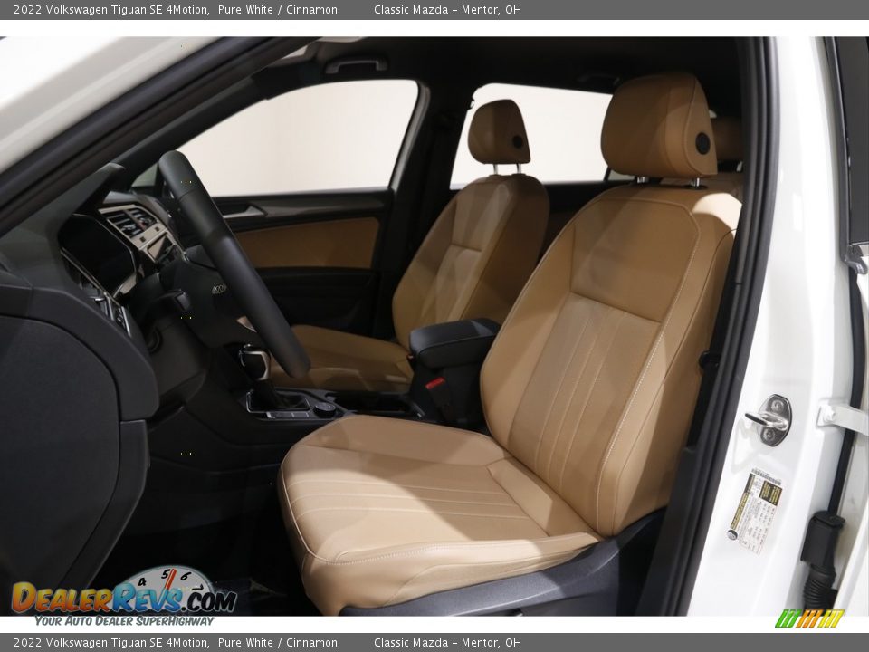 2022 Volkswagen Tiguan SE 4Motion Pure White / Cinnamon Photo #5