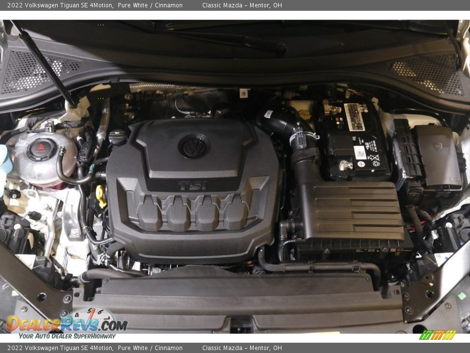 2022 Volkswagen Tiguan SE 4Motion Pure White / Cinnamon Photo #19