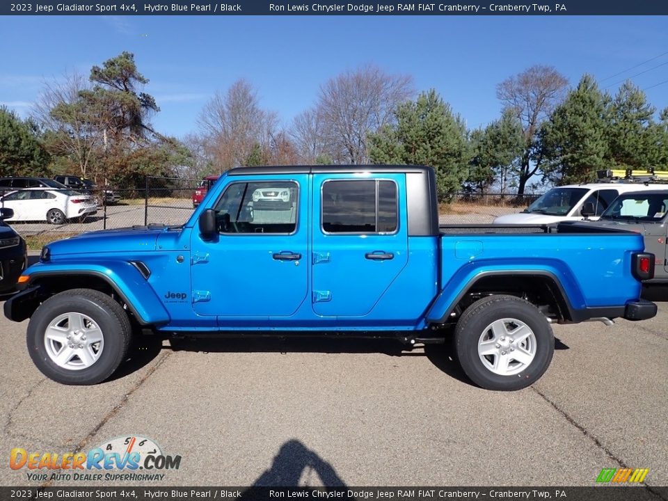 2023 Jeep Gladiator Sport 4x4 Hydro Blue Pearl / Black Photo #2