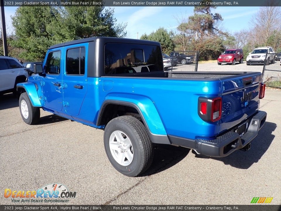 2023 Jeep Gladiator Sport 4x4 Hydro Blue Pearl / Black Photo #3