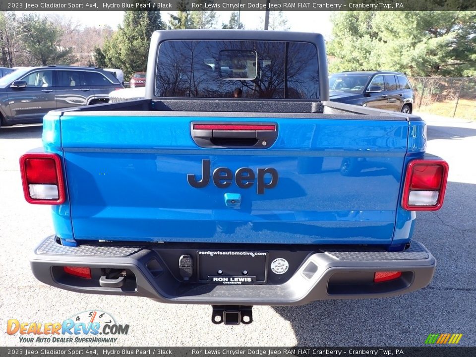 2023 Jeep Gladiator Sport 4x4 Hydro Blue Pearl / Black Photo #4