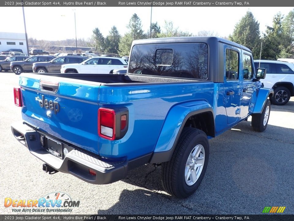 2023 Jeep Gladiator Sport 4x4 Hydro Blue Pearl / Black Photo #5