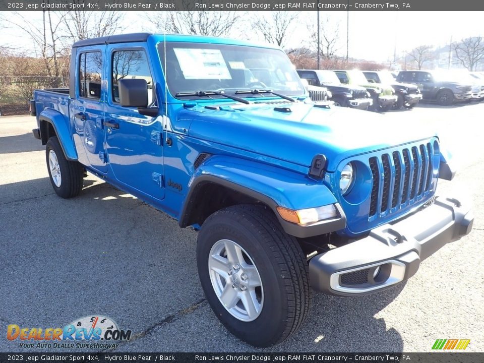 2023 Jeep Gladiator Sport 4x4 Hydro Blue Pearl / Black Photo #7