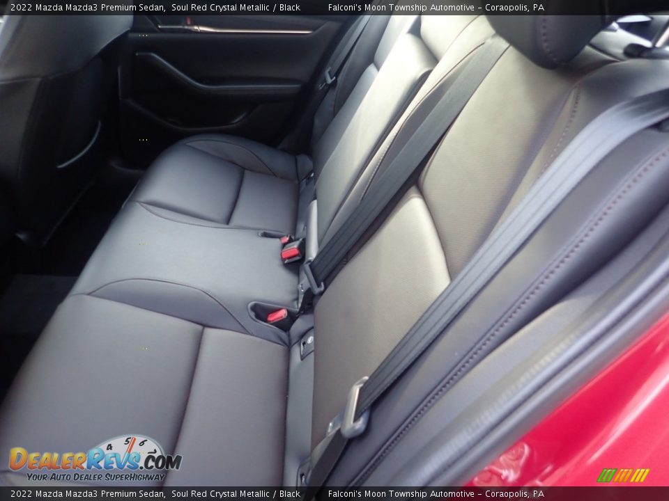Rear Seat of 2022 Mazda Mazda3 Premium Sedan Photo #12