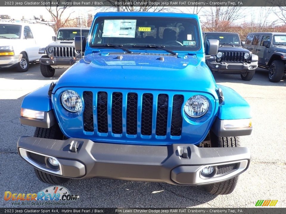 2023 Jeep Gladiator Sport 4x4 Hydro Blue Pearl / Black Photo #8