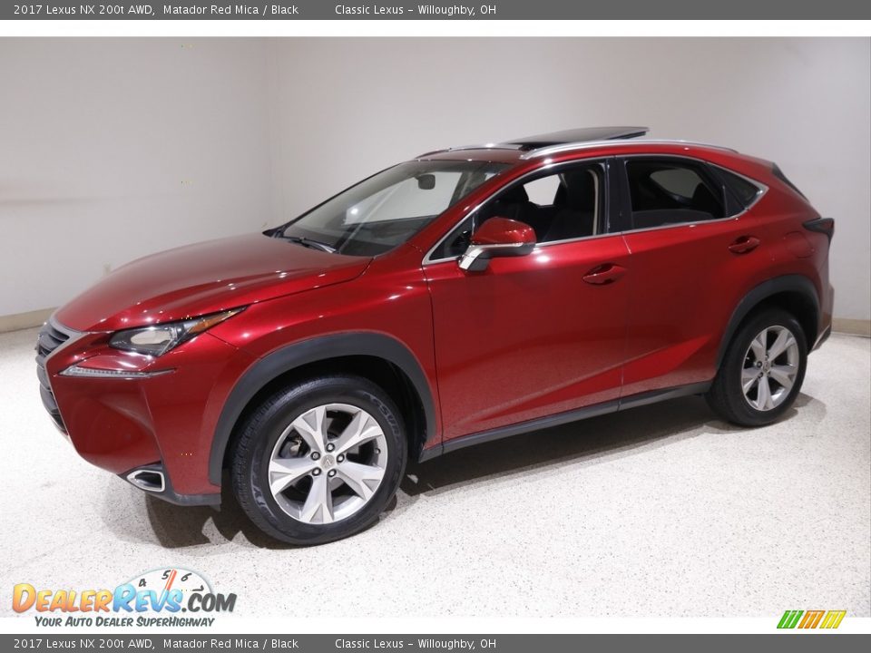 2017 Lexus NX 200t AWD Matador Red Mica / Black Photo #3