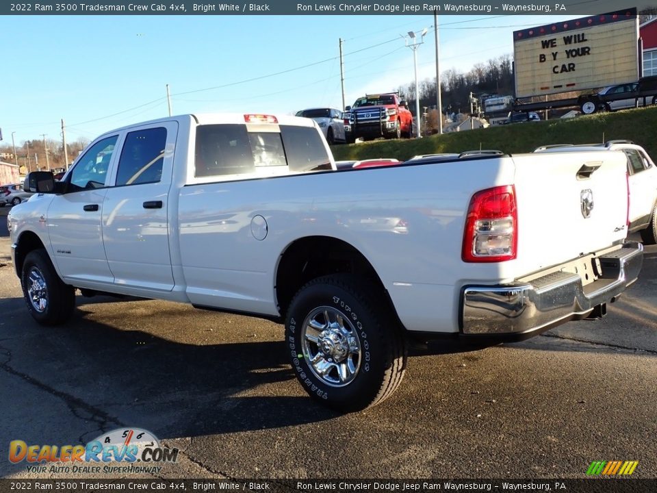 2022 Ram 3500 Tradesman Crew Cab 4x4 Bright White / Black Photo #3