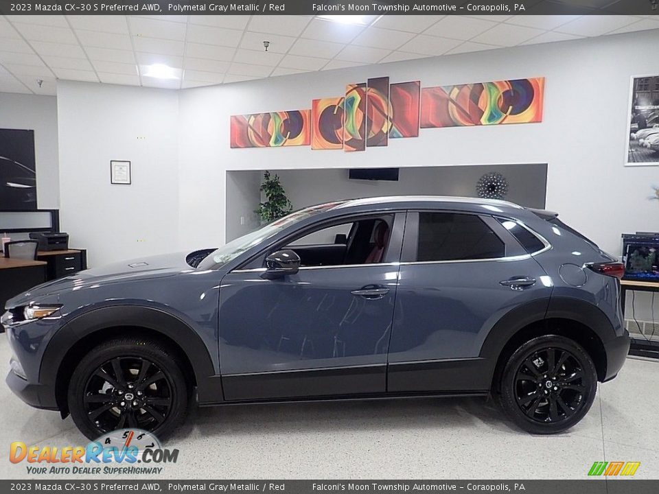 Polymetal Gray Metallic 2023 Mazda CX-30 S Preferred AWD Photo #4