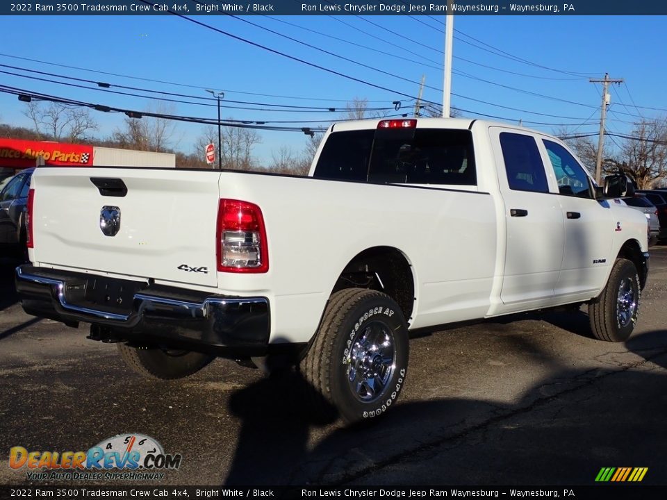 2022 Ram 3500 Tradesman Crew Cab 4x4 Bright White / Black Photo #5