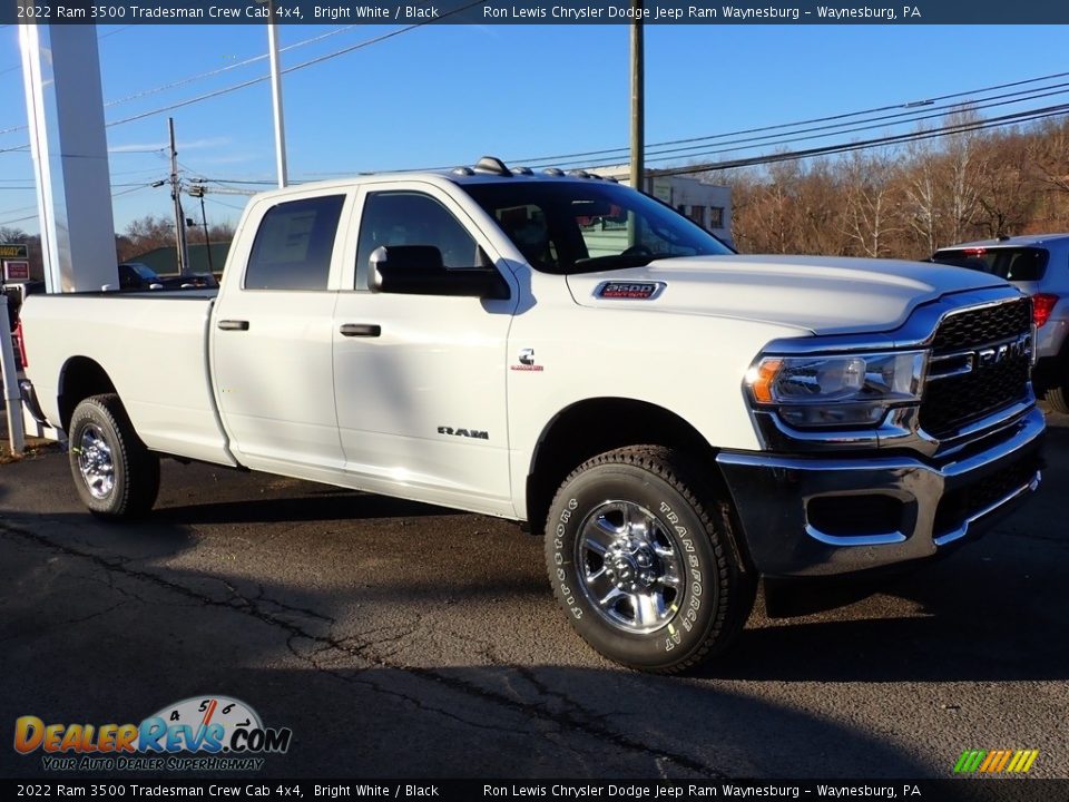 2022 Ram 3500 Tradesman Crew Cab 4x4 Bright White / Black Photo #7