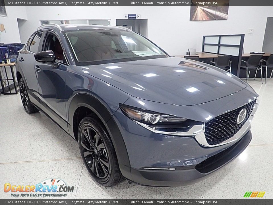 Polymetal Gray Metallic 2023 Mazda CX-30 S Preferred AWD Photo #7